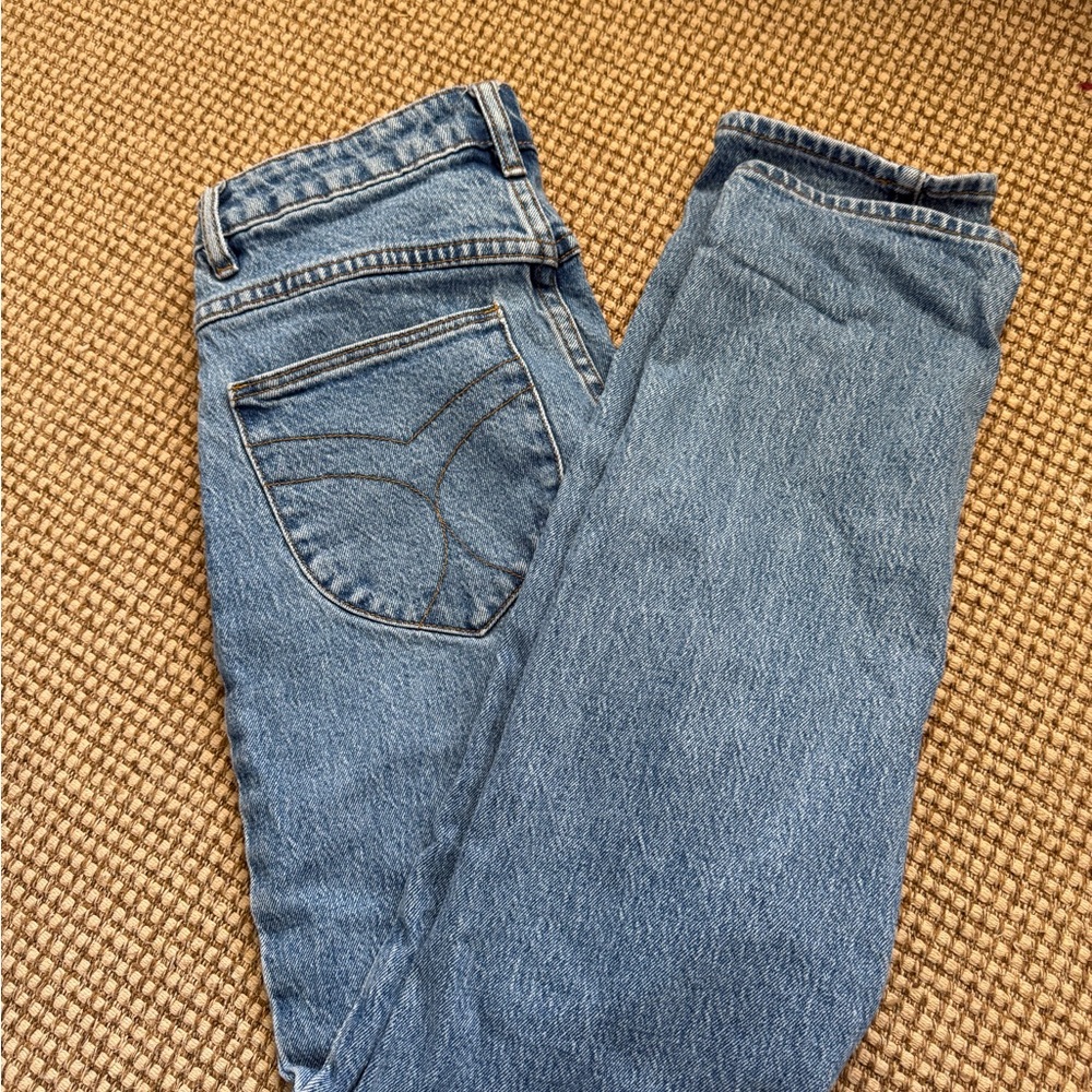 ROLLA'S high rise duster jeans